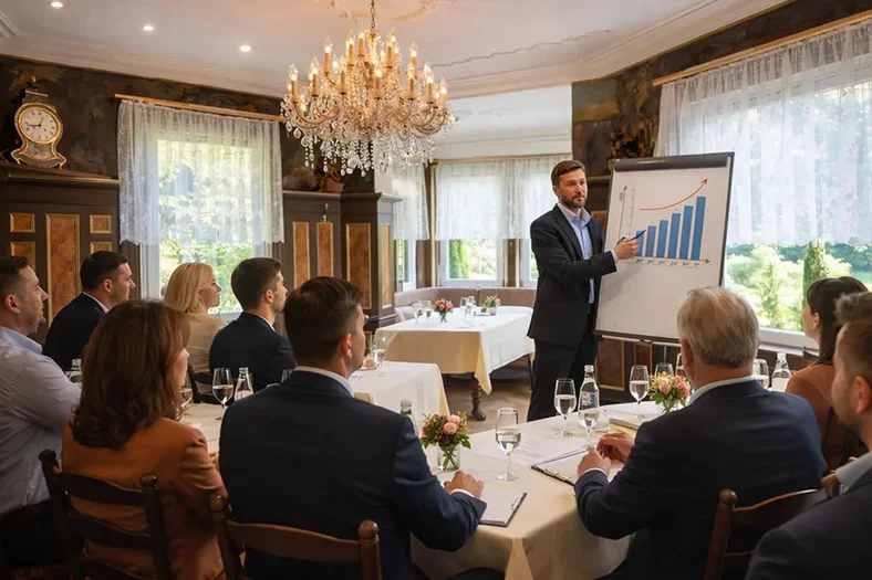 Business-Event im Schlössle Seeburg bei Bad Urach